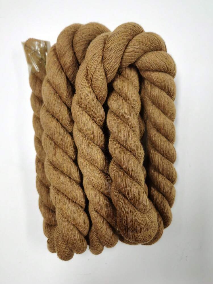 Tug Of War Rope (Non-Professional), 2cm Thick*600cm/150cm Length, Handmade Cat Scratching Post, Garden Binding Decoration Rope, Floral Accessory, Twist Tie - Apricot - View 34