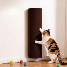 Poste rascador para gatos, diseño autoadhesivo, permite que las mascotas disfruten de diversión y relajación. Sin perforación, instalación montada en la pared, resistente al desgaste y a los arañazos - 30cm - Ver 18