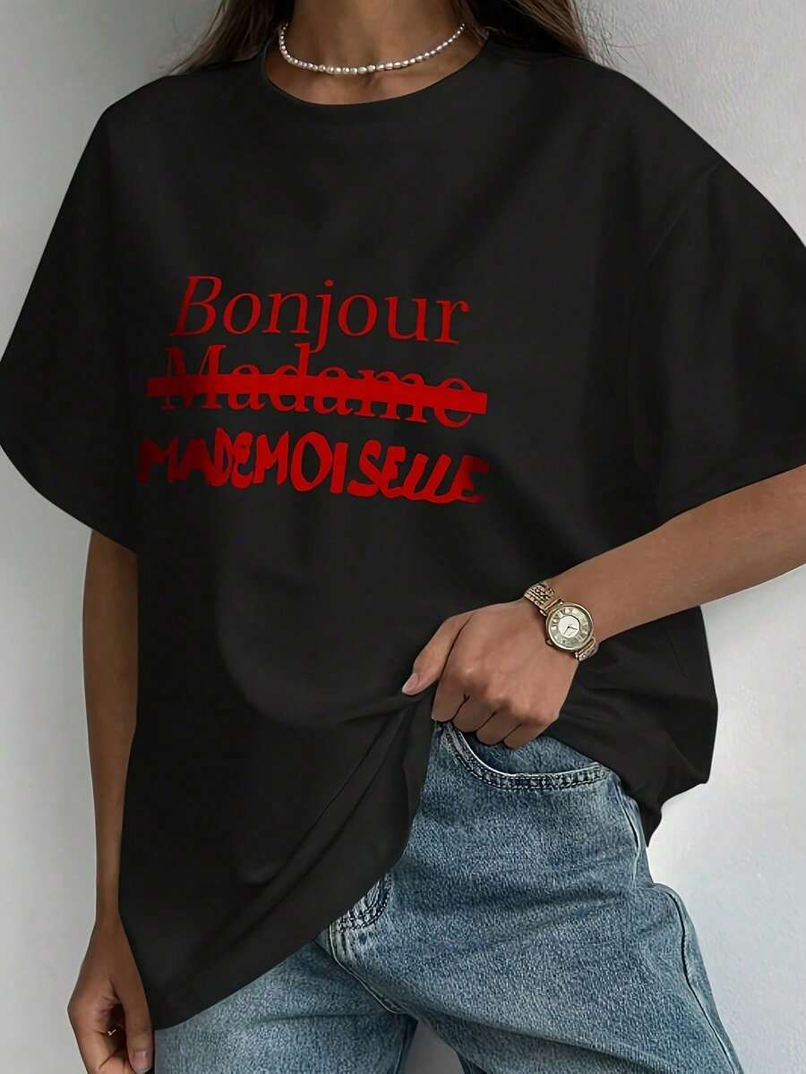 Camisetas de Mujer - Negro - Ver 1