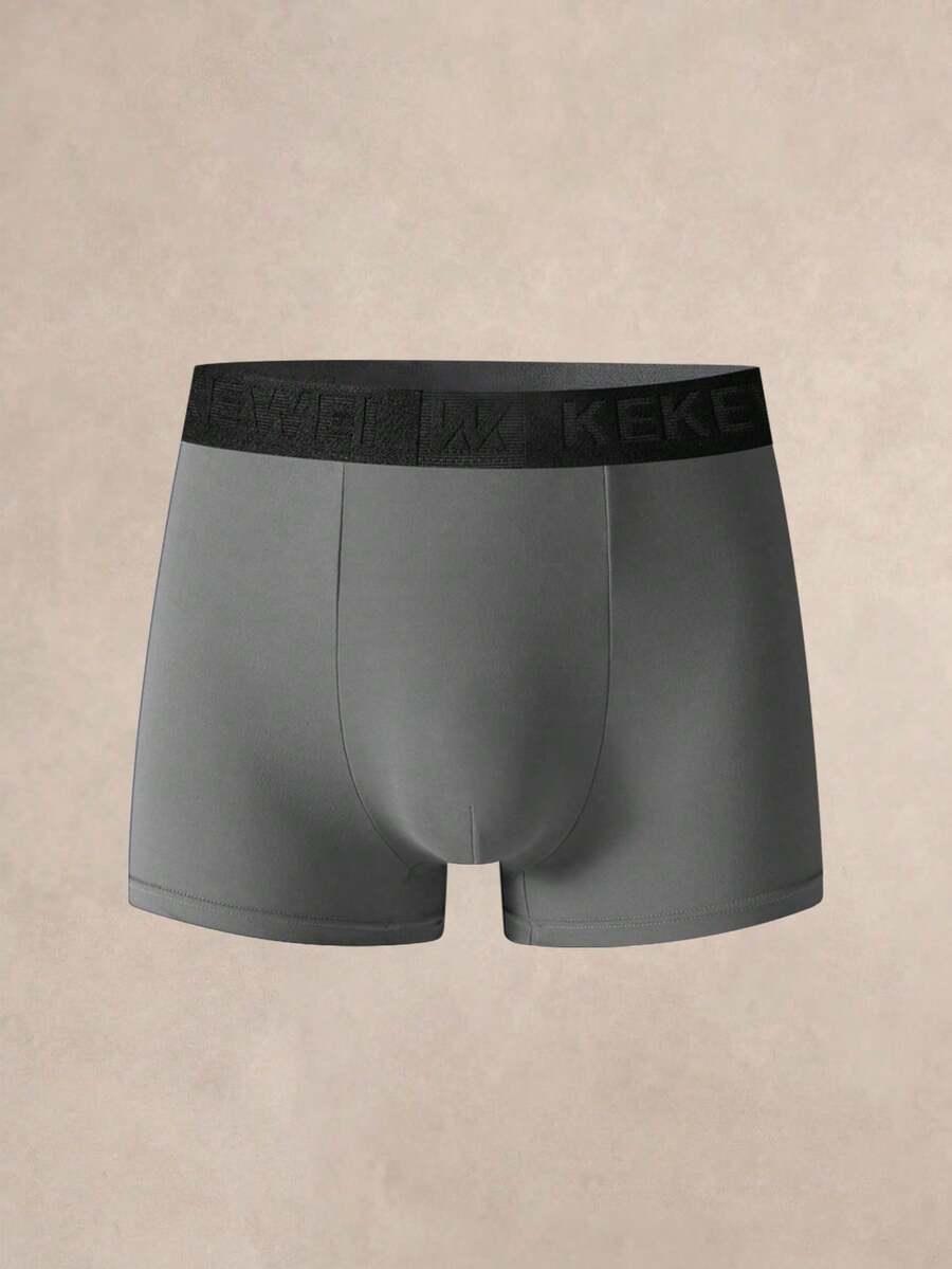 Set Of 7 Simple And Comfortable Boxer Briefs For Men - Apricot - View 1