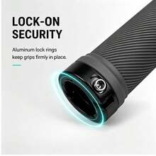 MOTSUV Universal Mountain Bike Shock-Absorbing Handlebar Grips, Soft Anti-Slip Lock-On Handlebar Covers, Boxed - MultiWarna - View 7