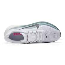 Nike Men's Air Zoom Pegasus 42 Lightweight Cushioned Road Running Shoes - Black and White/green - View 8