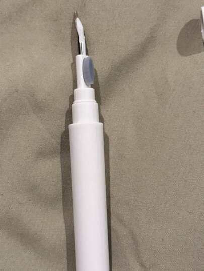 1件裝 3合1耳機清潔套組，相容 Apple 耳機，含矽膠防塵塞，便攜式無線耳機收納盒清潔工具，藍牙耳機清潔筆，多功能清潔組，附軟毛刷耳機清潔工具，亦相容華為藍牙耳機