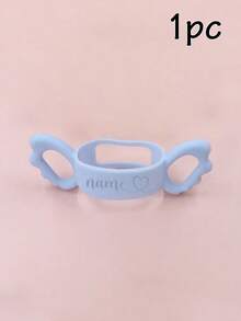 1pc/2pcs Customized Name Silicone Protective Case, Wide-Hole Grip, Lightweight And Soft, Personalized Wing Silicone Protective Case. - Style a - View 8
