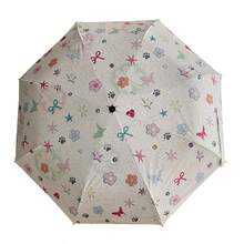 1件時尚可折疊遮陽傘，防曬防雨雙用，高級設計，UV防護，女性防曬傘 - 多色 - 查看 14