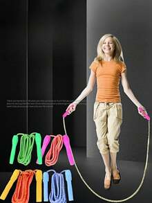 2pcs Thickened Gourd Handle Cotton Rope, Suitable For Fitness And Weight Loss Jump Rope, Used For Youth Men And Women Exercise, Convenient To Carry, Durable And Sturdy - Multicolor - View 6