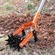 Manual Steel Weeding And Loosening Tool, Easy And Effortless Labor, Anti Slip Handle With Hole For Hanging Design, Easy To Assemble, Firm And Reliable - A - View 5