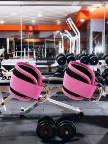 2er/Set Bein- & Knöchel-Verriegelungs-Widerstandsbänder, für Hüft- und Oberschenkelmuskel-Training, Fitness-Gym-Zubehör, Sport, Gym, Heimtraining, Pilates, Yoga, Heimübung - Verschiedenfarbig - Übersicht 10