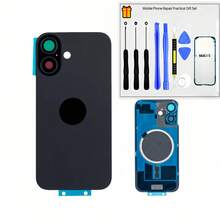 Para IPhone 16Pro Max/16Pro/16Plus/16 Cubierta Trasera de Vidrio de Batería Cubierta Trasera Material de Vidrio con Herramientas de Reparación + Tira Adhesiva de Sellado, Para Reemplazo y Reparación - Multicolor - Ver 25