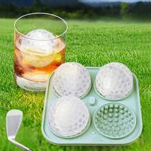 3D Large Ice Ball Silicone Mold 2-In-1 Funnel Top, Suitable For Whiskey, Cocktails And Baking, Also For Easter And Holiday Decoration, 2.4 Inch Spherical - 彩色 - 查看 2