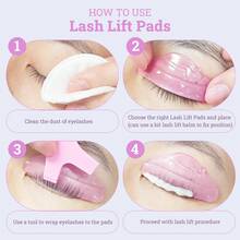 Lomansa 4 Pairs Eyelash Curling Pads, Keratin Curling Pads, 4 Different Sizes Available, Suitable For Salon And DIY Use, Easy To Clean - Multicolor - View 4