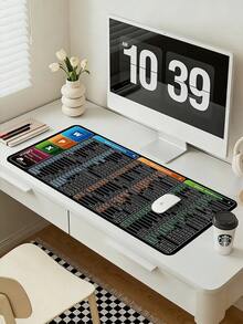 Essential For Career Advancement! Office Software Word/PPT/Excel Full Coverage 120-Key Quick Reference Guide Dedicated Shortcut Mouse Pad 120 Function Keys At A Glance Large Desk Mat Desktop Shortcut Key Layout Anti-Slip Pad, Large Size: 90x40x0.3cm - A - View 7
