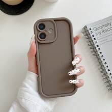 4件組 [黑色+棕色+深藍色+綠色] 全包覆防摔軟殼手機殼，適用於 iPhone 17 Pro Max/17 Pro/17/16 Pro Max/16/16 Pro/16 Plus/15/15 Pro Max/15 Pro/15 Plus/11/12/13/14 Pro Max/12 Pro/12 Pro Max/13 Pro/13 Pro Max/14 Pro/14 Pro Max/14 Plus，Ins 風格高級感 - 4個套裝[黑色+棕色+綠色+深遠藍] - 查看 7