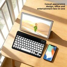 10吋無線鍵盤，超薄充電式藍牙鍵盤與滑鼠套組，相容 Android、Windows、Pro、Air、Mini，支援 iPadOS iOS 13 及更多 - 查看 6