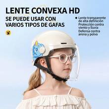 Children's Helmet With Unicorn Design, Triple Reinforced Protection, All Year Round Use, Impact Resistant, 4 Colors Available - Baby Pink - View 4
