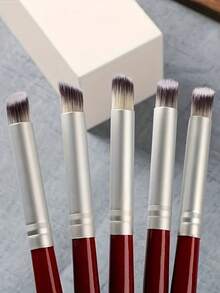 1/3pcs Gradient Color Nail Brush Set, Nail Art Gel Painting Pen - Multicolor - View 1