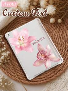 Customized Floral & Text Protective Case Compatible With 2026 Air8(M4), 10th/11th Gen, 7/8/9 (10.2 Inch), Mini 4/5/6/7, Pro 11 Inch (M4)-2024, 10.2 Inch, Built-In Pencil Slot, Four-Corner Anti-Drop, Perfect Gift For Yourself, Friends, Colleagues, Birthday, New Year, Anniversary, Valentine's Day And More - Multicolor - View 2