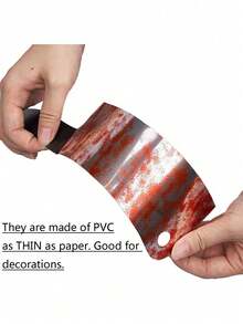1SET Halloween Party Decorations Bloody Banner: Horror Scary Garland Decor For Creepy Movie Theme Birthday Carnival Spooky Props Supplies - View 7