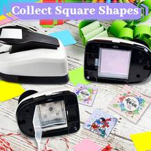 3pcs Paper Hole Punch Set, Hole Diameter 1.9 Inch (48mm), 1.5 Inch (38mm), 0.7 Inch (18mm), Square Hole Shape, Suitable For DIY Photo Paper Crafts, Scrapbooking, Student Daily Use, Portable And Easy To Use - 3pcs Square Paper Hole Puncher Set - View 8