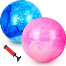 8-Inch Inflatable Ball For Kids, 2/4 Pack With Pump, Outdoor Summer Toy - 2Pcs-random Colors - View 9