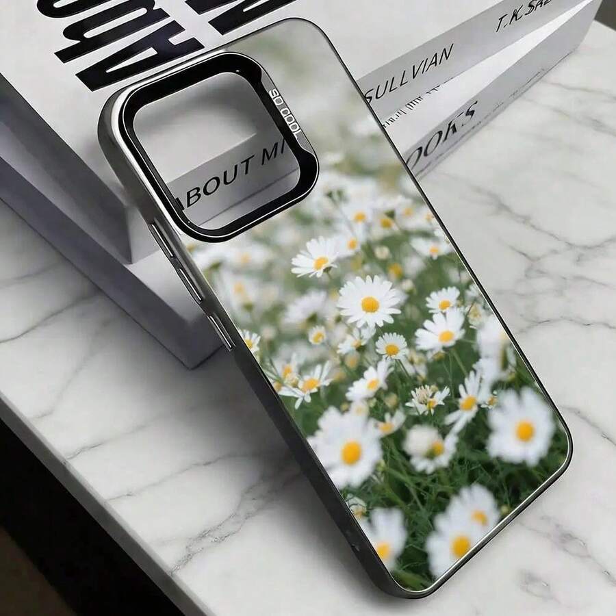 Little Daisy Phone Case For 17, 16, 15, 14, 13, 12, 11 Plus, Pro, XS, Colorful Silver Case. - Warna-warni 7 - View 1