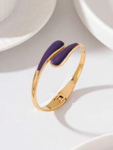 1pc Fashion Elegant Classic Colorful Dopamine Water Drop Tear-Shaped Bracelet & Ring Set, Women's Jewelry Set Suitable For Party, Banquet, Travel, Wedding, Vacation, Daily Wear, Jewelry Gift - Bracelet - View 13