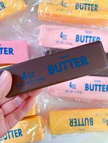 Butter Stick Shaped Squeeze Stress Relief Toy, Sticky Malleable Slow Rebound Sensory Toy For Adults - Multicolor - View 9