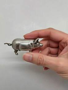 1 pieza Cinta métrica de estilo vintage con diseño de mini cerdo, cinta métrica suave de metal vintage con diseño de cerdo, adecuada para costura y manualidades, herramienta de cinta métrica de costura con diseño de cerdo lindo, regalo único para acolchadores, artesanos y coleccionistas - Múltiples estilos - Ver 8