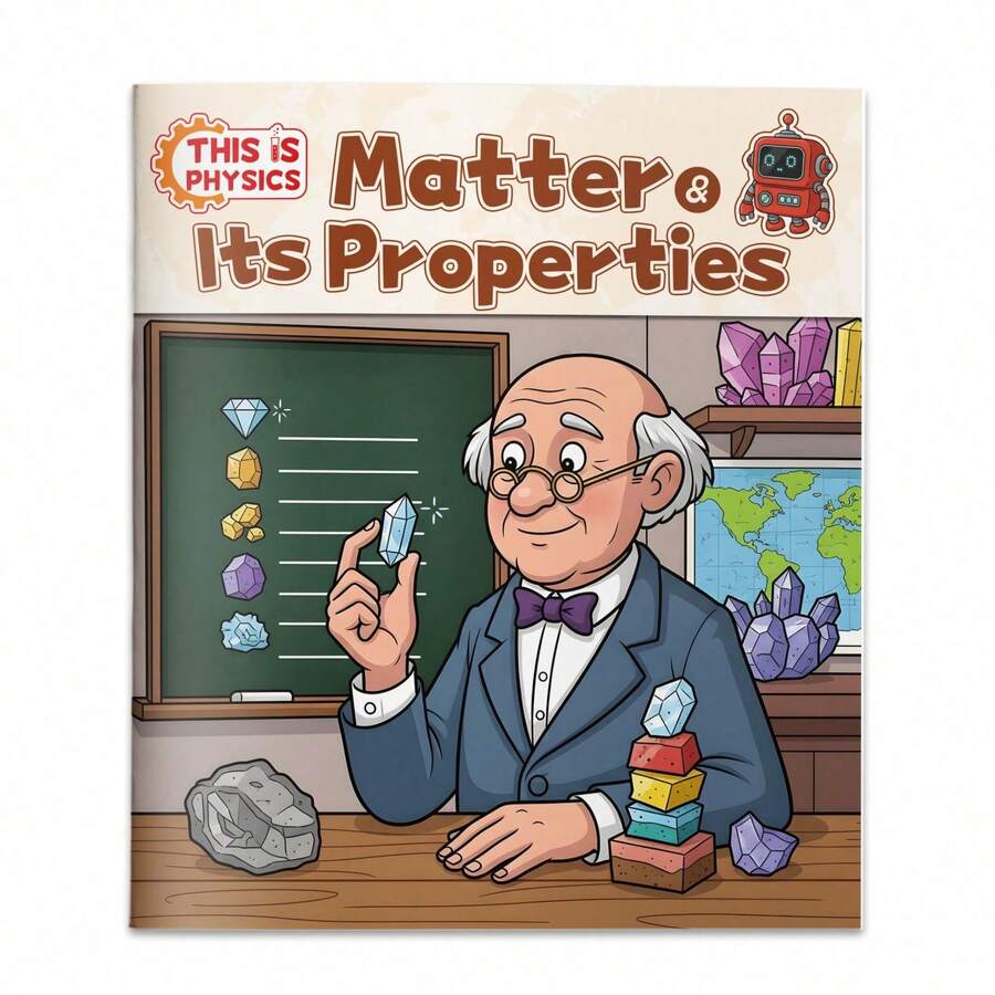 Kids Science Reading Game Book, Matter And Its Properties Learning Story For Early Physics Exploration And STEM Thinking Back To School - Early Physics Exploration - View 1
