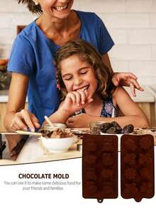 8-Cavity 2/3pcs Set Silicone Mold Animal Insect Dinosaur Multi-Style Creative Design Silicone High-Quality Kitchen Tool, Multi-Functional Heat-Resistant Non-Stick Easy-Release Easy-Clean Reusable Mold, Homemade Dessert Durable Kitchenware Suitable For Chocolate, Candy, Ice Cubes, Pudding And Cake Decoration Animal & Insect Shaped Baking Mold - 查看 9