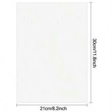 50 Sheets Carbon Paper Graphite Paper White Carbon Transfer 8.5 X 11.5 Inch Tracing Papers With 5 PCS Embossing Styluses Dotting Tools For Wood Paper Canvas Craft - White50 - View 2