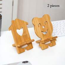 Phone Stand, Portable Folding Stand, Tablet Stand, Detachable, Adjustable Phone Stand, Perfect For Phones And Tablets, Creative And Easy To Use, Compact And Lightweight Design, Suitable For Home, Work And Study - 1pc/2pcs - 1 House C - View 7