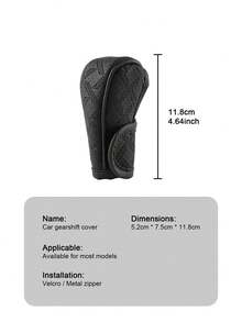Car Gear Shift Cover With Bird Pattern Leather, Universal Anti-Slip Gear Shift Protective Cover, Dust-Proof Gear Shift Cover, Interior Control Cover Decorative Accessory - One Size Fits All - View 8