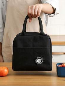 Unisex Portable Lunch Tote Bag, Insulated Waterproof Cold-Keeping Lunch Bag, Thickened Cute Lunch Fruit Bag For Students And Adults, Essential Accessory For Work, Picnic, Back To School And Travel - Multicolor - View 5
