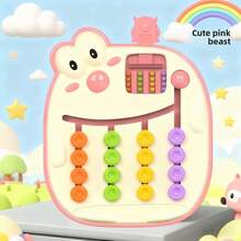 Logic Planning Puzzle Desktop Game Set, Car Parking Challenge Maze, Cartoon Rolling Ball Color Matching Board Game, Spatial Thinking And Color Recognition Educational Toy For Toddlers, Parent-Child Interactive Early Learning Toy - Multicolor - View 12