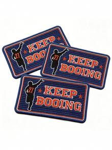 1 pieza/2 piezas/3 piezas/4 piezas Parche Keep Booing 27 Houston Béisbol Deporte Bordado Termoadhesivo - Multicolor - Ver 8