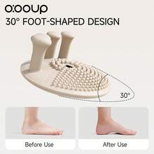 30° Ergonomic Foot Arch Trainer & Leg Shaper – 200+ Massage Dots Anti-Slip Pedal For Plantar Fasciitis Relief, Flat Feet Correction & Posture Improvement At Home - A - View 6