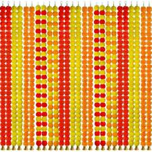 2pcs Artificial Marigold Flower Garland With Gold Bells, 59 Inch Hanging Rope, Suitable For Diwali, Wedding And Festival Decoration, Long Hanging Rope, Suitable For Day Of The Dead, Altar, Halloween And Mexican Style Decoration - Marigold - View 10