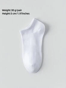 1/4/10/20 Pairs Men's Pure Cotton Socks, Comfortable Mid-Calf Socks, Unisex, Suitable For All Seasons, Perfect For Sports And Daily Wear - Multicolor - View 38