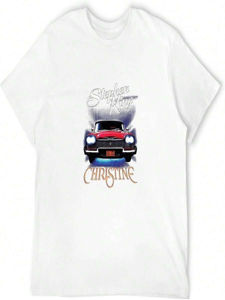 Christine Stephen King Master Horror Legend Book Fan - Camiseta blanca - Blanco - Ver 1