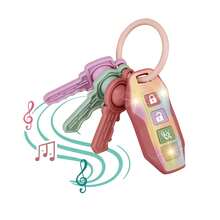 1pc Baby Teething Car Key Music Toy, Soft Silicone Material, Realistic Car Key Toy With Music/LED Light, Multiple Sound Effects, Infant Sensory Toy, Baby Essential, Christmas/Halloween Gift For Baby Boys And Girls (Batteries Included, Button Color Random) - Multicolor - View 19