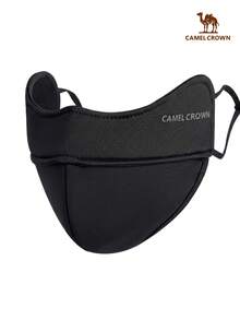CAMEL CROWN Women's 3D Sun Protection Face Mask, Cooling Ice Silk UV Protection Black Hiking Sunshade Mask - Black - View 8