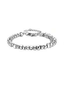 Xiacheng 1/3 Piezas Pulseras para Hombres y Mujeres, Pulseras de Cuentas, Pulseras Plateadas & Negras para Mujeres, Pulseras Punk Góticas, Regalos de Joyería para Parejas, Mamás y Amigos - Multicolor - Ver 10