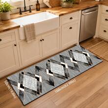 1pc, Home Decor, Pattern Printed Floor Mat, Diatomaceous Earth Kitchen Rug, Kitchen Mat, Floor Mat, Easy To Clean, Printed Rectangular, Suitable For Living Room, Bedroom, Hallway, Bathroom, Laundry Room - Polyester Carpet, Suitable For Indoor And Outdoor Home Decor - Multicolor - View 19