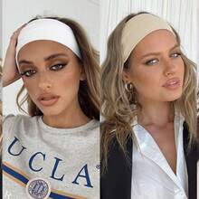 4pcs Bohemian Style Striped Ribbed Fashion Narrow Headbands For Yoga, Workout, Daily Wear - Multicolor - View 6