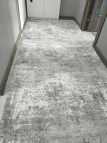 Non-Slip, Washable, Digitally Printed Rug, Runner, Kitchen Rug - Grey - View 1