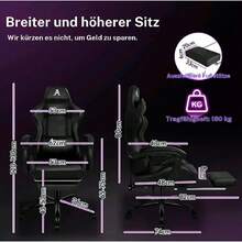 Gaming Chairs - Black - View 6