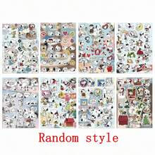 1 Set/8pcs 2026 Popular Snoopy Blue Stickers, Suitable For Anime Lovers And Sticker Collectors (Unisex), Applicable For Phone Cases, Decorative Notebooks, Anime Conventions, Birthday Parties, Back To School, Holiday Gifts And Prizes, Random Styles - Multicolor - View 6