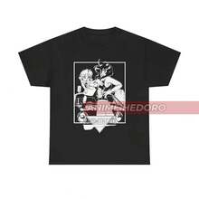 Camiseta Unisex de Anime Gunsmith Cats Rally Vincent, Camiseta Retro Manga Waifu - Negro - Ver 3