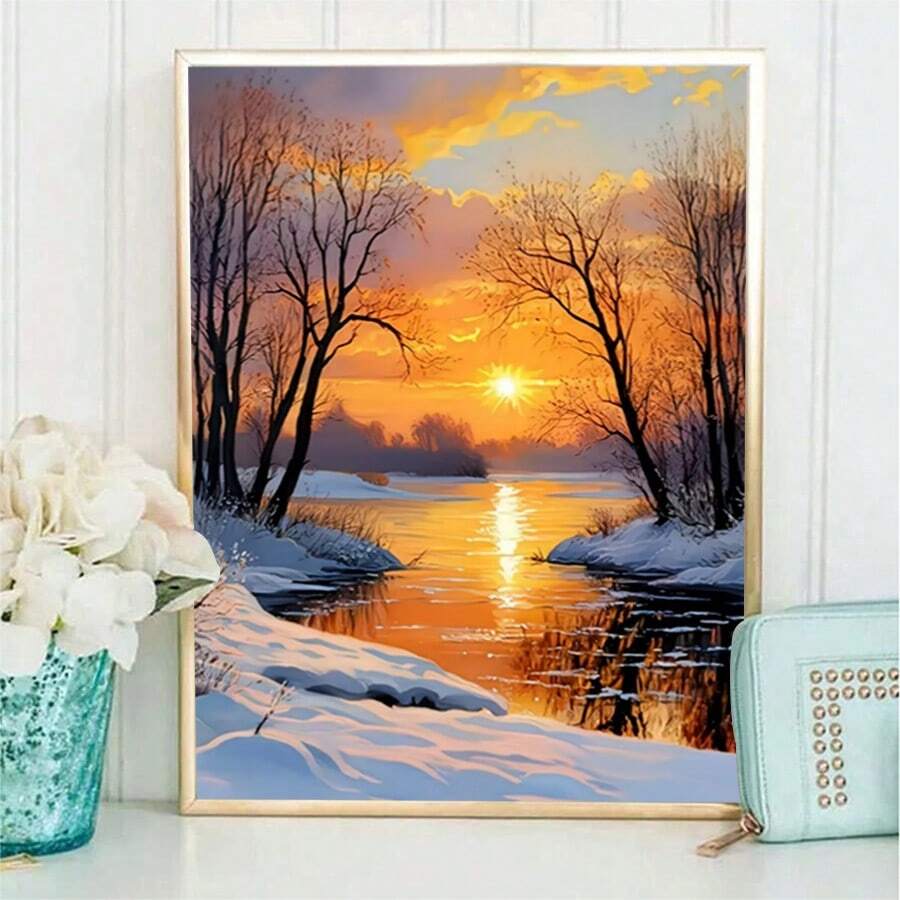 DIY 5D Diamond Painting Full Drill Set, DIY Diamond Sticker Decoration Kit, Suitable For Home Decor And Wall Decoration, Unique Design Handmade Gift Set, Perfect Choice For Holiday Parties And Various Festive Occasions - Sets - View 1